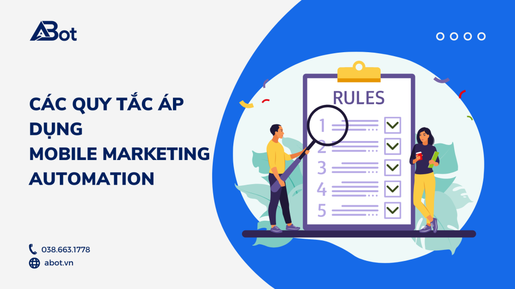 Quy tắc áp dụng mobile marketing automation